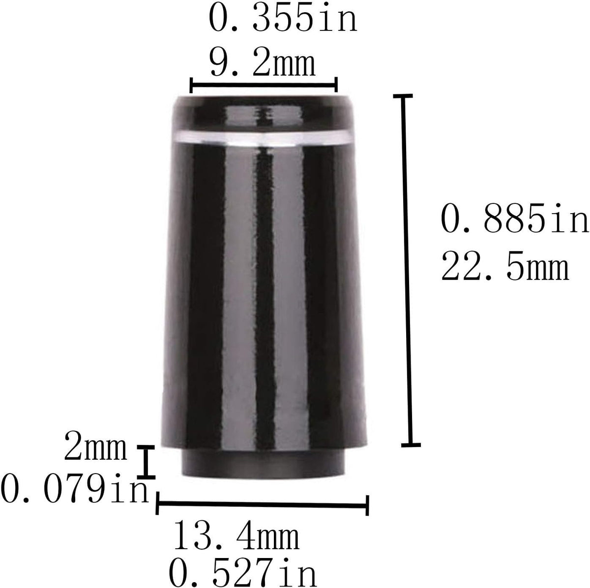 10Pcs Golf Ferrules 0.355 Taper Tip Iron Wedge Club Replacement Parts