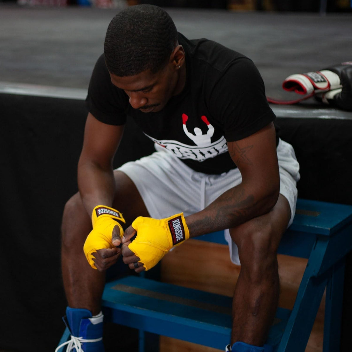 Boxing Hand Wraps 180-Inch Cotton Blend Support Gloves for Sparring