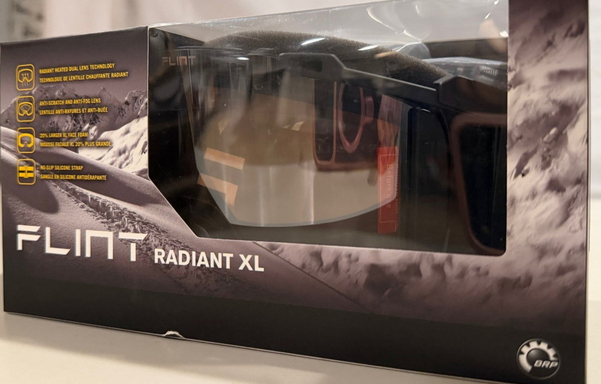 Radiant UV Ski Goggles with Anti-Reflective Yellow Lenses - Black Frame