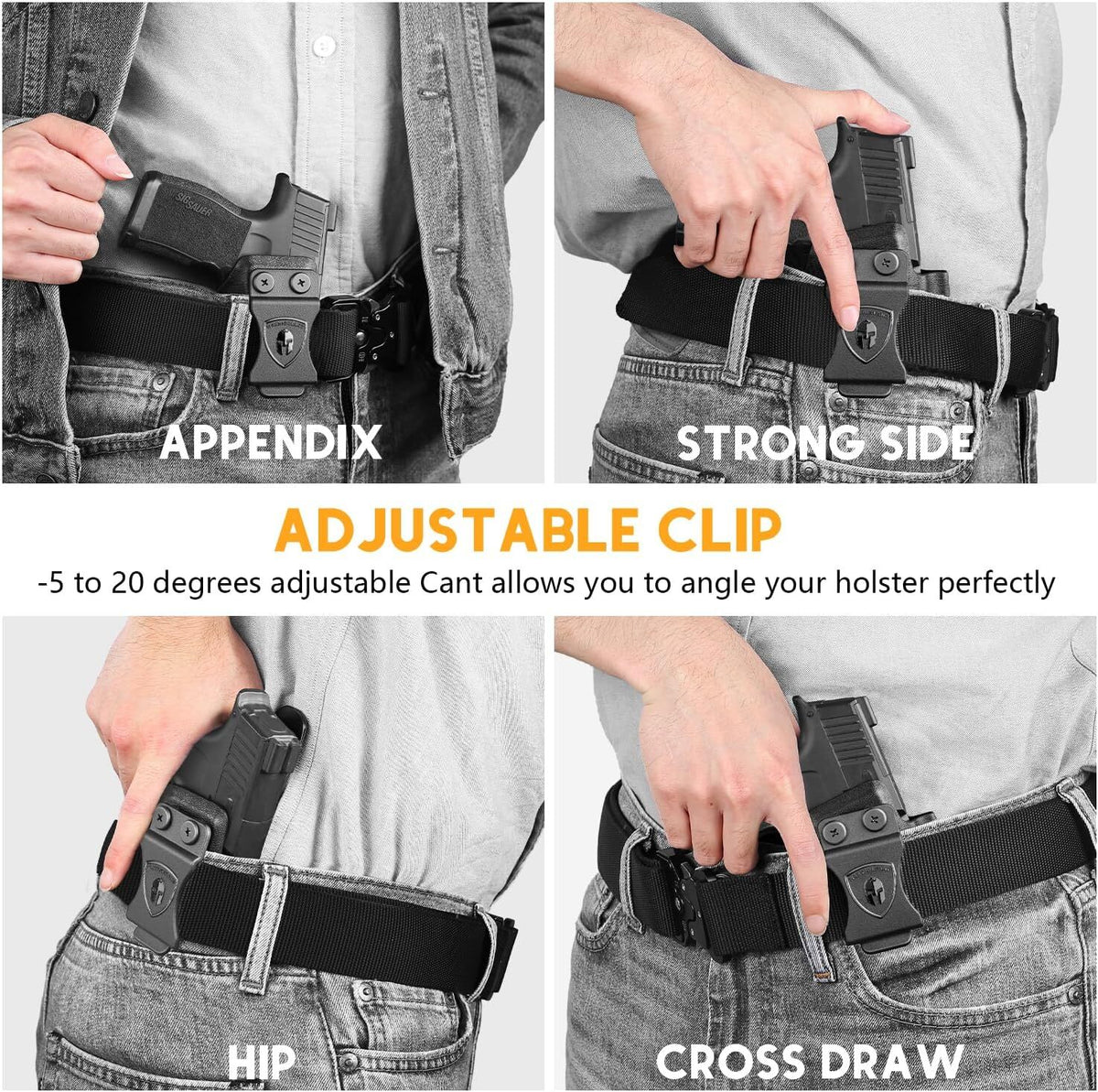 IWB Kydex Holster for Sig P365 P365 XL P365 SAS P365X P365 .380 ACP - Concealed Carry