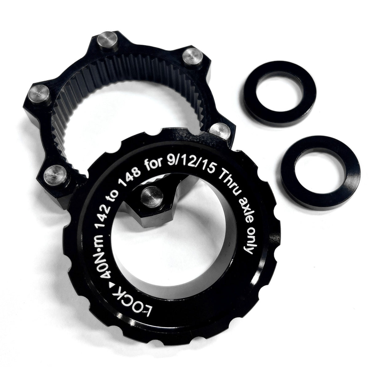 Bike Disc Brake Adapter - Centerlock to 6 Bolt 12mm/15mm Fit for Shimano