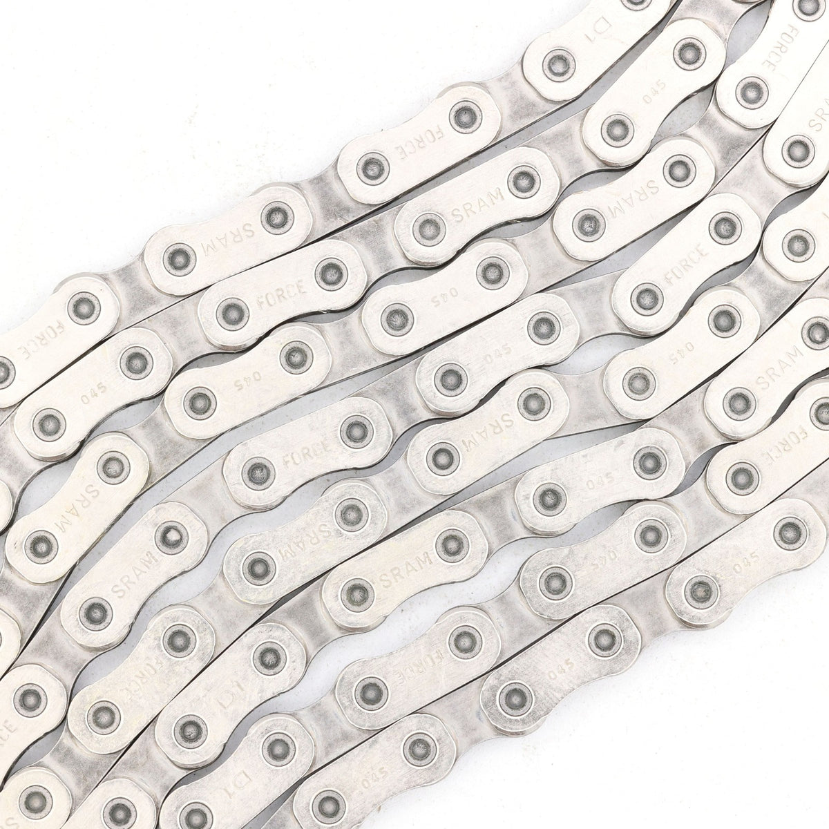 12-Speed Bicycle Chain - SRAM Force D1 Flattop 120 Links Silver