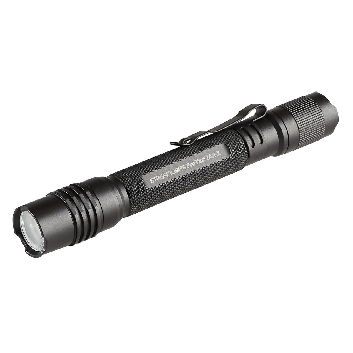 Rechargeable USB-C & AA Tactical Flashlight 550 Lumens Black