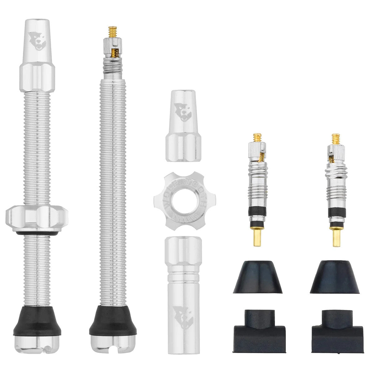 Tubeless Valve Stem Kit for Bicycle - All Sizes & Colors