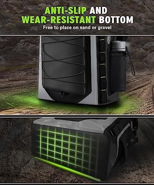 Waterproof 40L Motorcycle Backpack with PVC Material and Multiple Storage Compartments