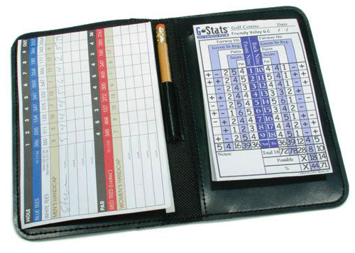 Golf Score and Statistic Tracking System Booklet - Fairways Greens Putt
