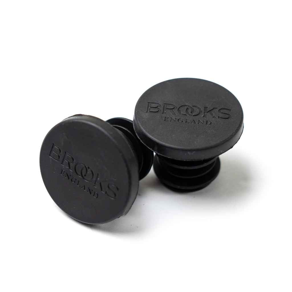 Brooks Cambium Rubber Locking Handlebar Grips - Durable Ergonomic Black 130mm