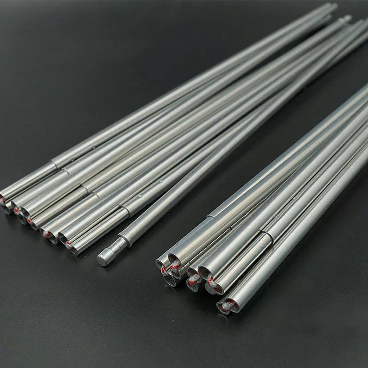 Aluminum Tent Poles Replacement Set for Camping 11.8, 13 & 14.5 Ft