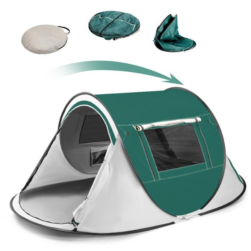 2 Person Pop Up Camping Tent - Instant Setup Lightweight Cabin for Outdoors