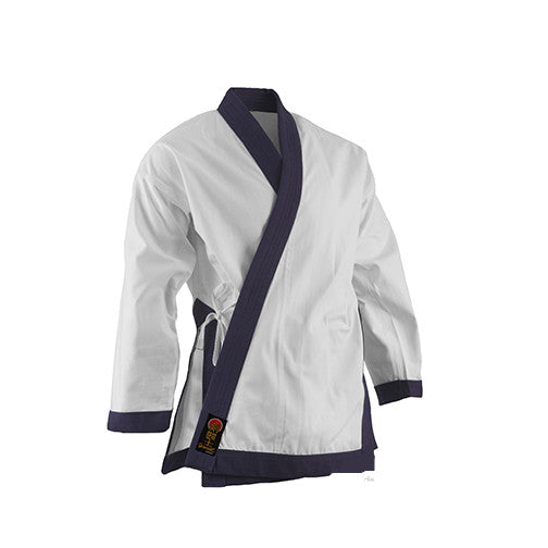 ProForce Gladiator 12oz Brushed Cotton Martial Arts Jacket - Black or Blue Trim