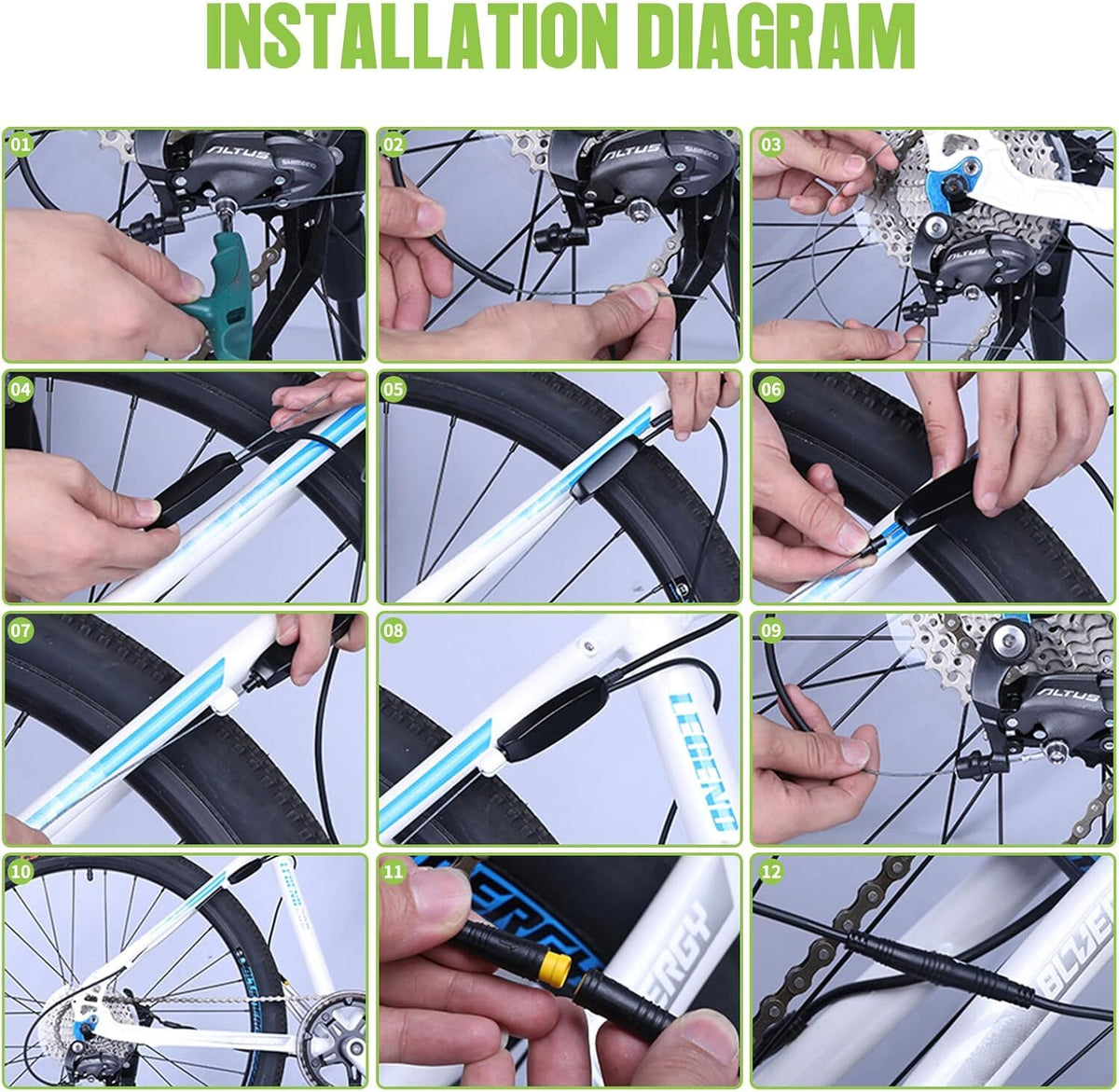 Metal Gear Shift Sensor for BAFANG Mid-Drive BBS/BBSHD E-Bike Conversion