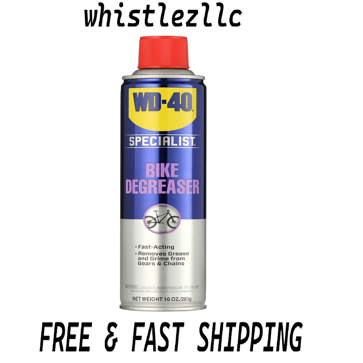 Bike Chain Cleaner Spray - Fast Acting Degreaser for Bicycles 10oz