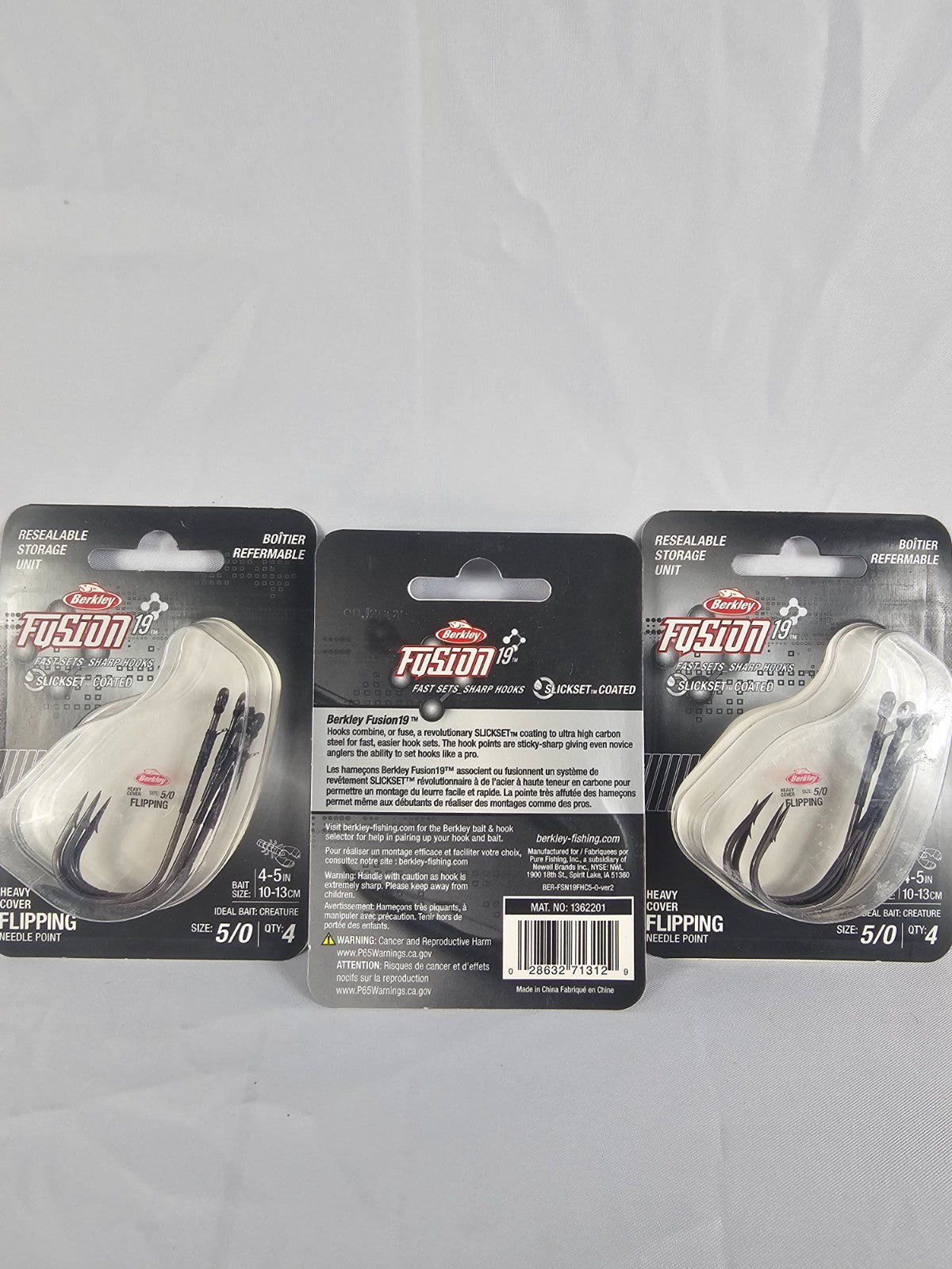 Heavy Cover Flipping Needle Point Hooks Set - Multiple Sizes for Fishing