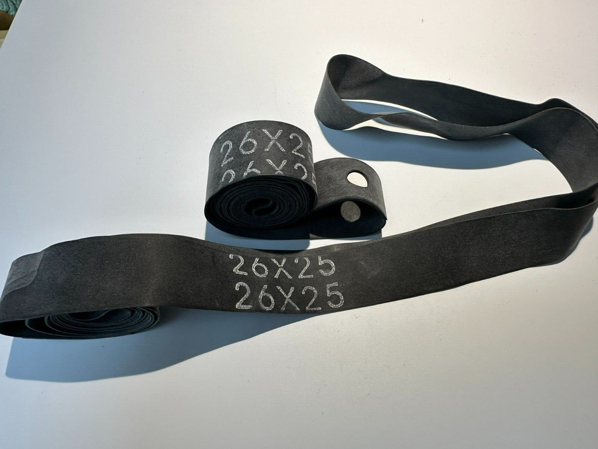 26-Inch Bicycle Rubber Rim Strips - 25mm Wide, Vintage & Cruiser Fits