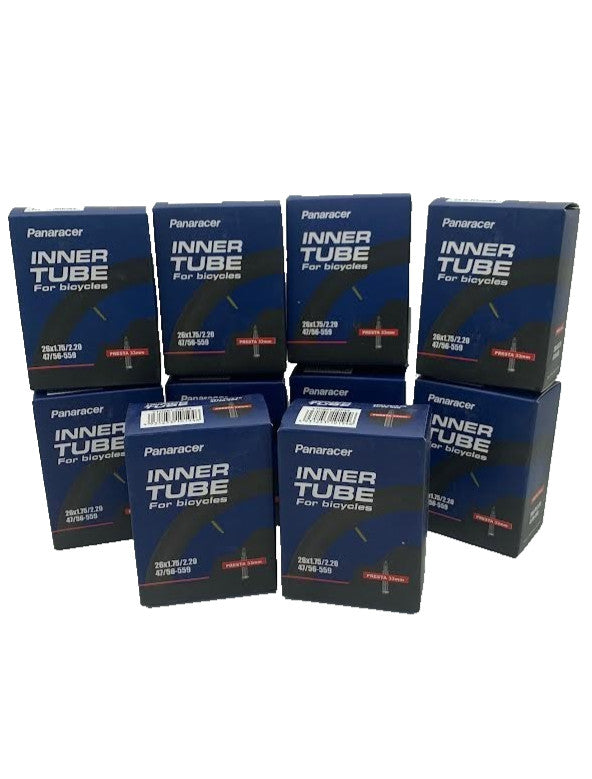 10 Pack Bicycle Inner Tubes 26x1.75-2.20 with 33mm Presta Valve - Durable & Reliable