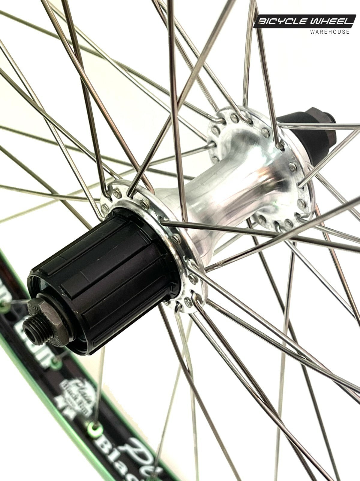 26-Inch Rim Brake Bicycle Wheel Set - All Colors, 6/7 Speed Compatibility