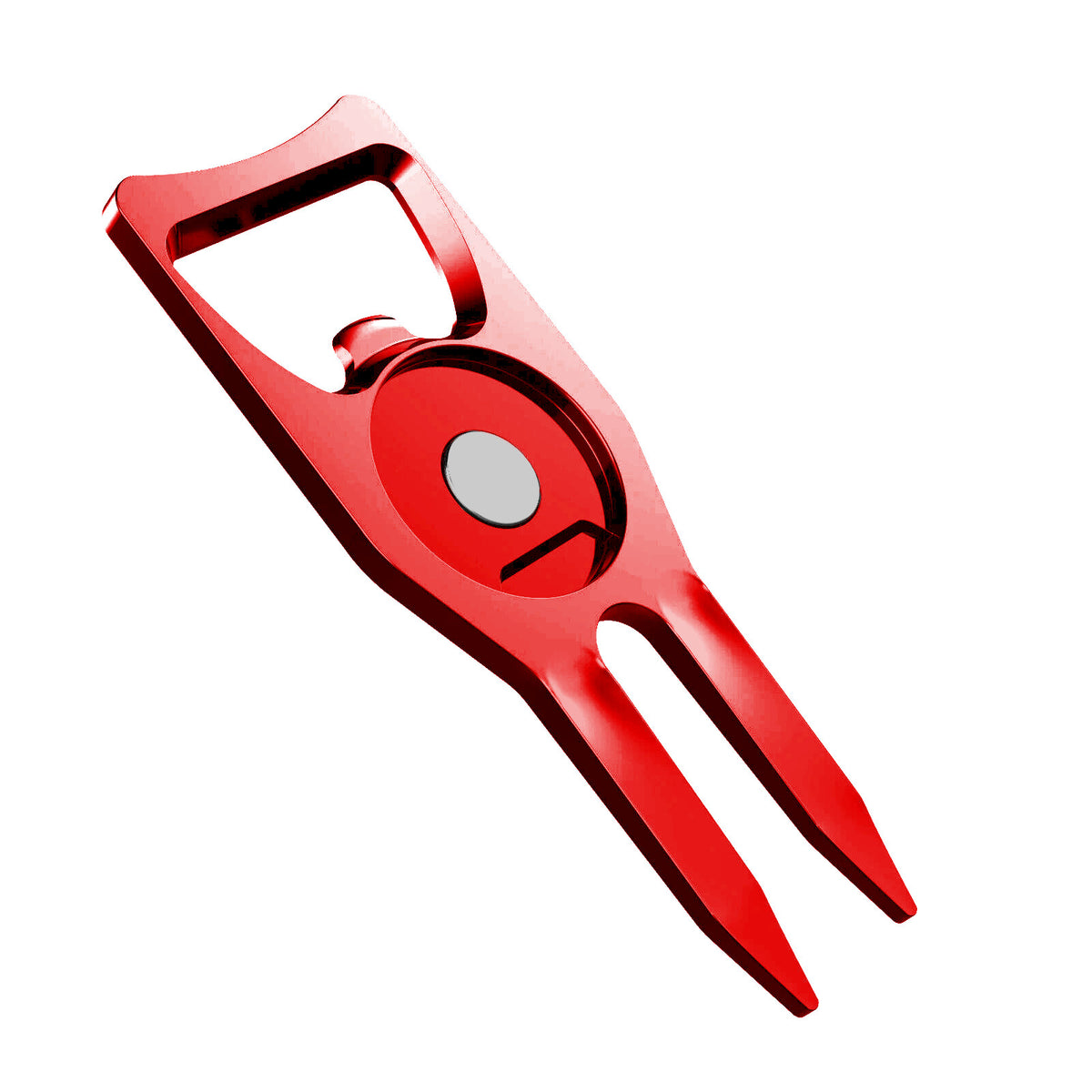 Golf Divot Repair Tool 6-in-1 Multifunction with Ball Marker & Groove Cleaner