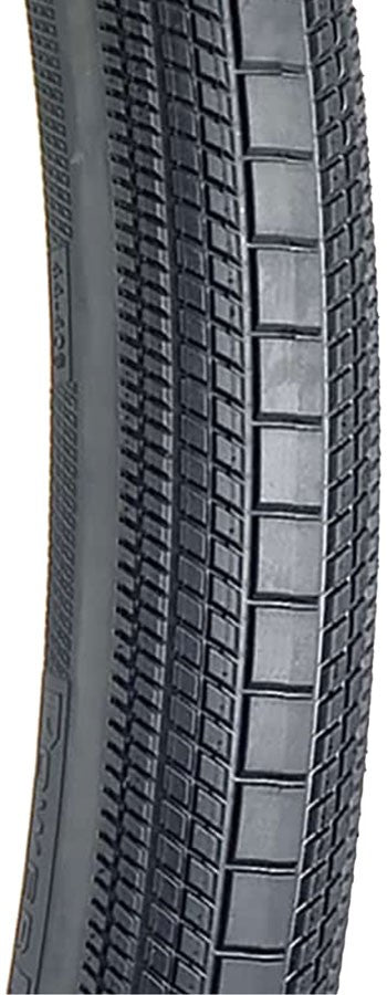 BMX Bicycle Tires 24x1.75 Clincher Wire Bead Set of 2 - Black, Low Resistance