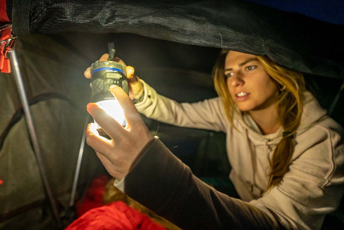Waterproof Rechargeable LED Camping Lantern with USB-C, Magnetic Base