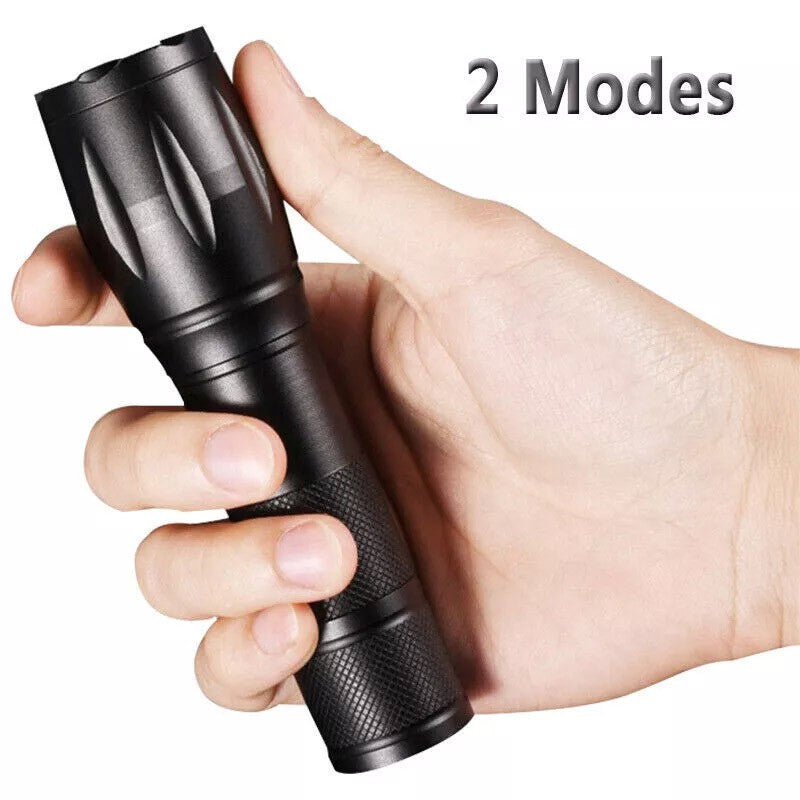 120000lm UV Flashlight Blacklight Torch for Currency Detection Waterproof