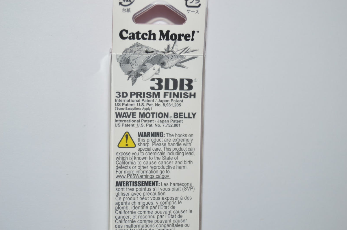 Yo-Zuri 3D Prism Pencil Popper Lure 4 3/8 Inch 1/2oz Ghost Sexy Shad