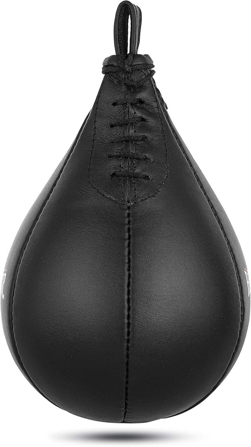 Leather Speed Boxing Ball - Training & Power Workout Equipment