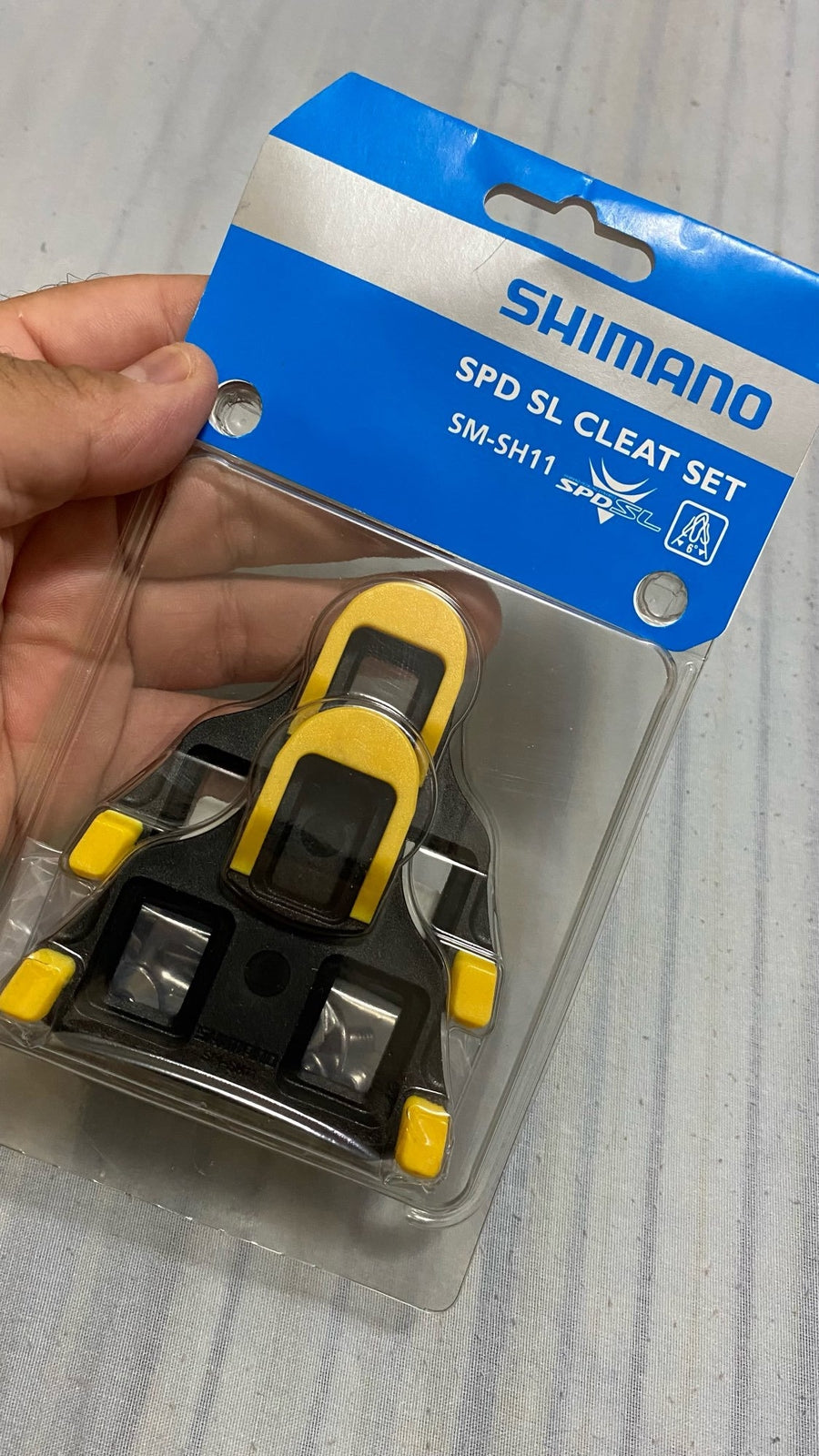 SPD-SL Road Bike Cleats with 6 Degree Float - Shimano Replacement Pedal Set