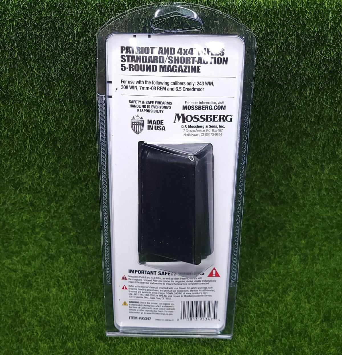Mossberg Patriot & 4x4 Drop-Box OEM Rifle Magazine 4-Round Short-Action