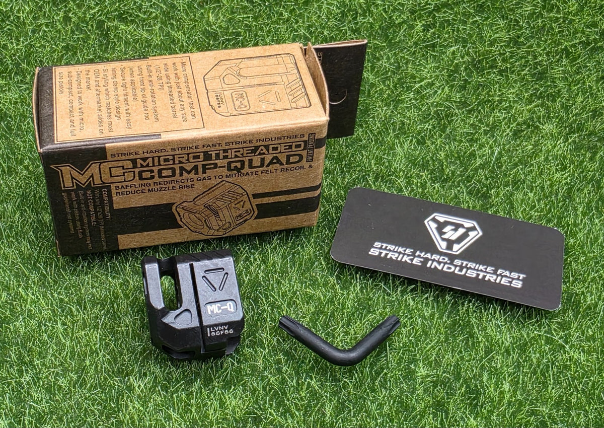 Micro Comp Quad for 9mm & .357 SIG Pistols - Compact, Lightweight
