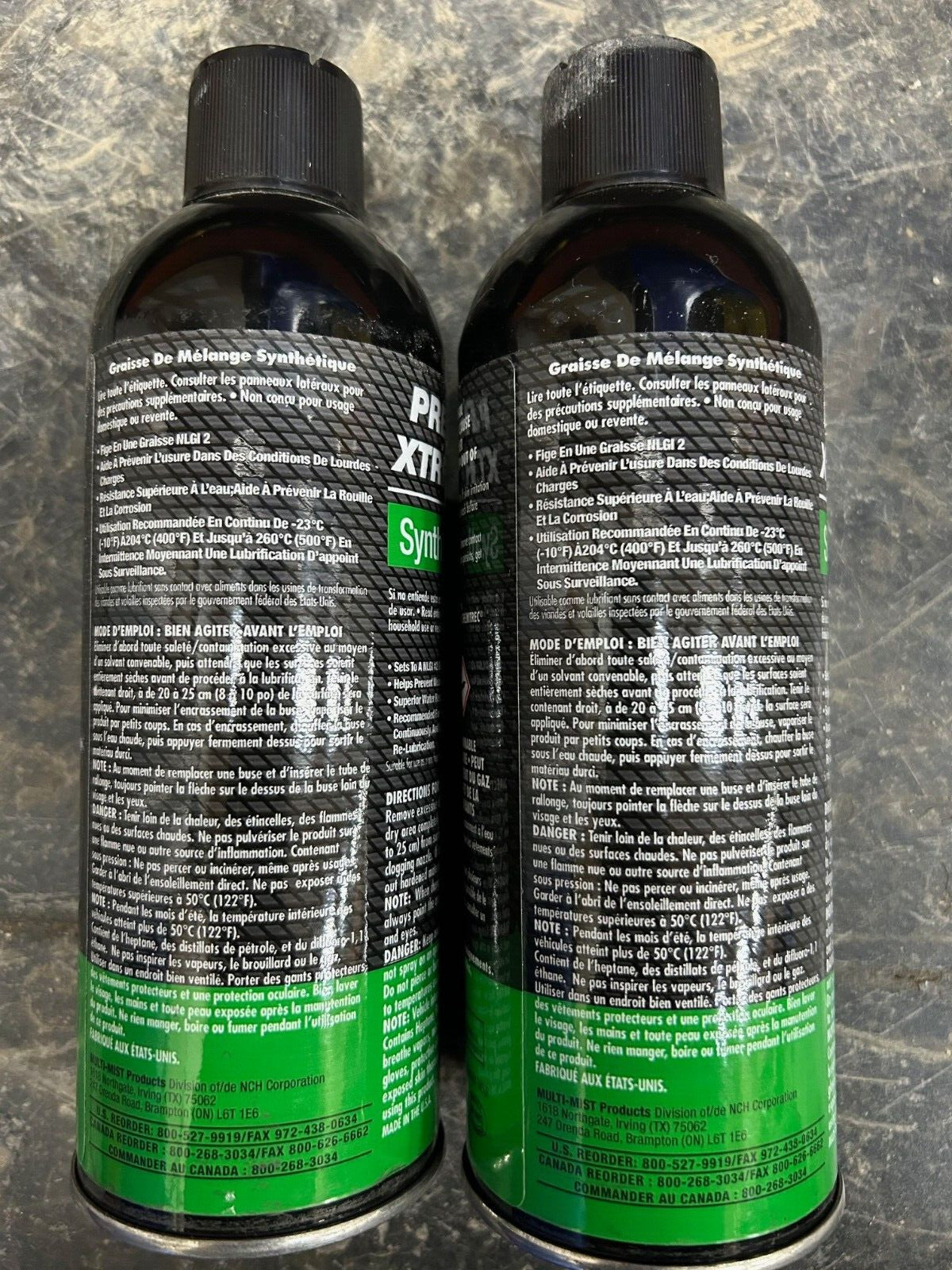 10oz Premalube Xtreme Green Synthetic Grease Lube Spray - 2 Pack