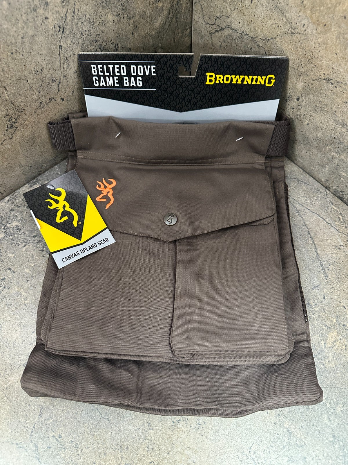 Browning Belted Dove Game Bag - Multiple Pockets, Chocolate