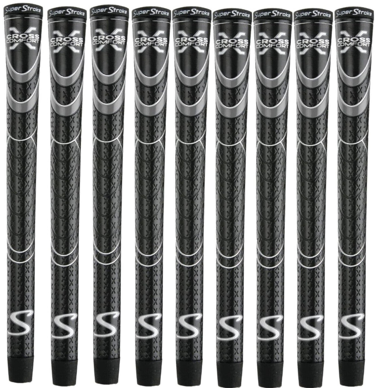Golf Grip Set - Super Stroke Cross Comfort Undersize, Standard, Midsize & Jumbo