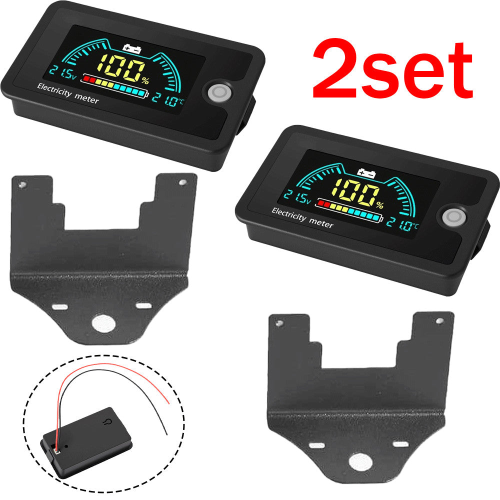 Digital Battery Monitor for Golf Carts RVs 8V-100V 12V 24V 48V 60V 72V 84V