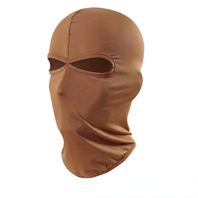 Unisex Ski Face Mask with 2 Holes UV Windproof Breathable Balaclava