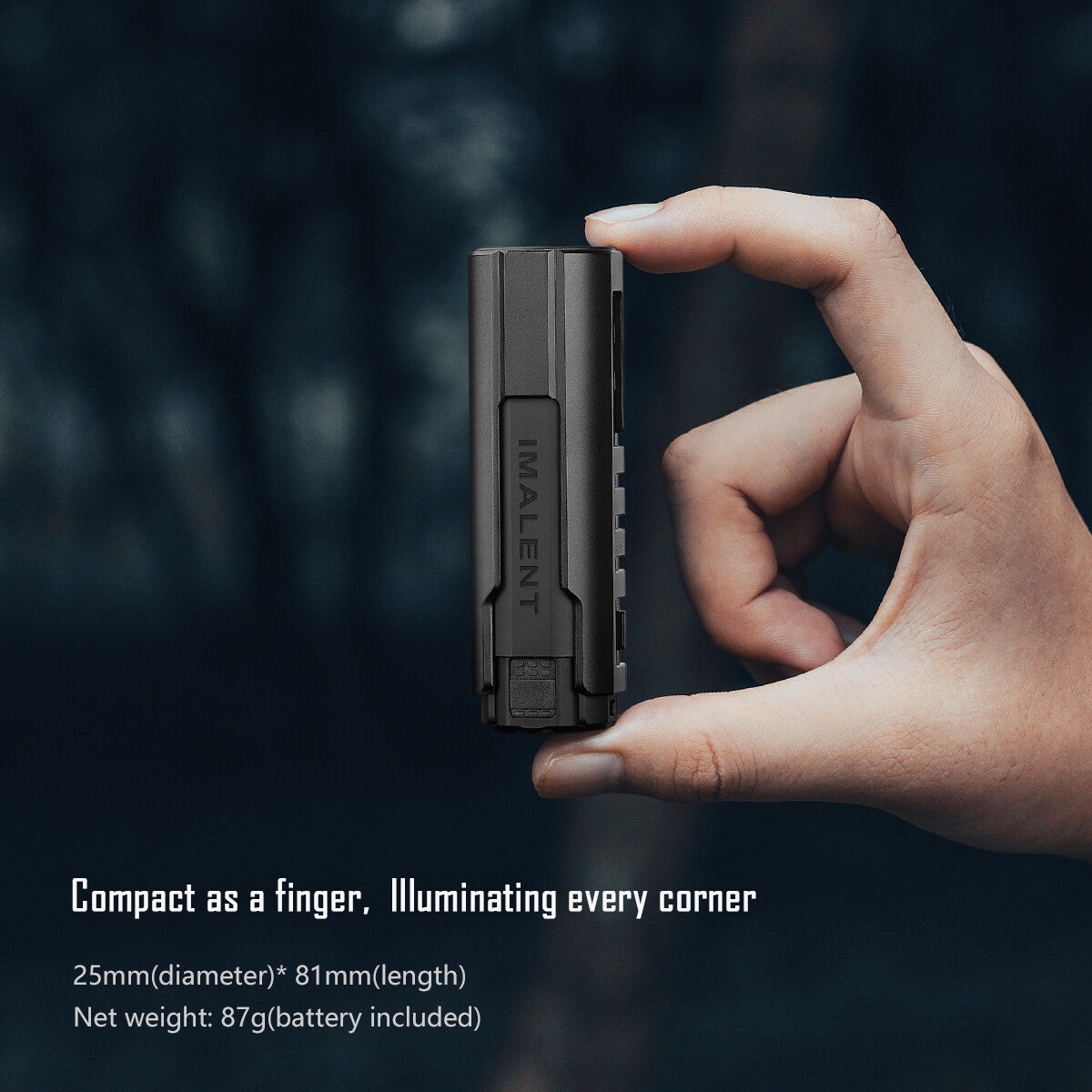 IMALENT LD35 Bright LED Flashlight - Rechargeable 1200 Lumens EDC Torch