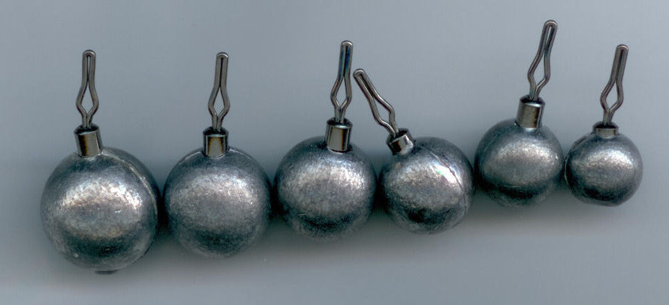 100 Pack 1/2 oz Lead Drop Shot Weights - Ball Style for Freshwater Fishing