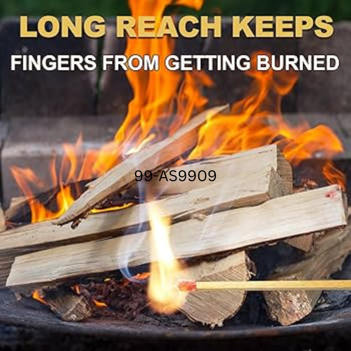 Long Wooden Matches 11 Inch - Fire Starter for Candles, Grilling, Camping
