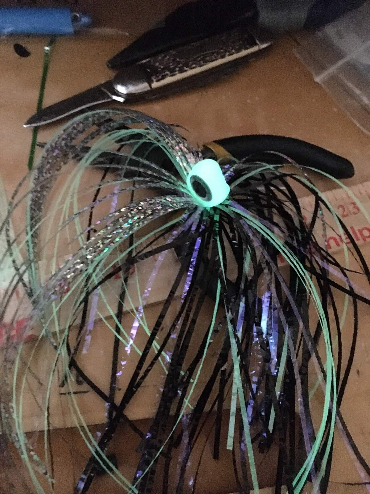 Big Eyes Salmon Trolling Flies Pack of 2 - 6 Inch Unrigged Fishing Baits