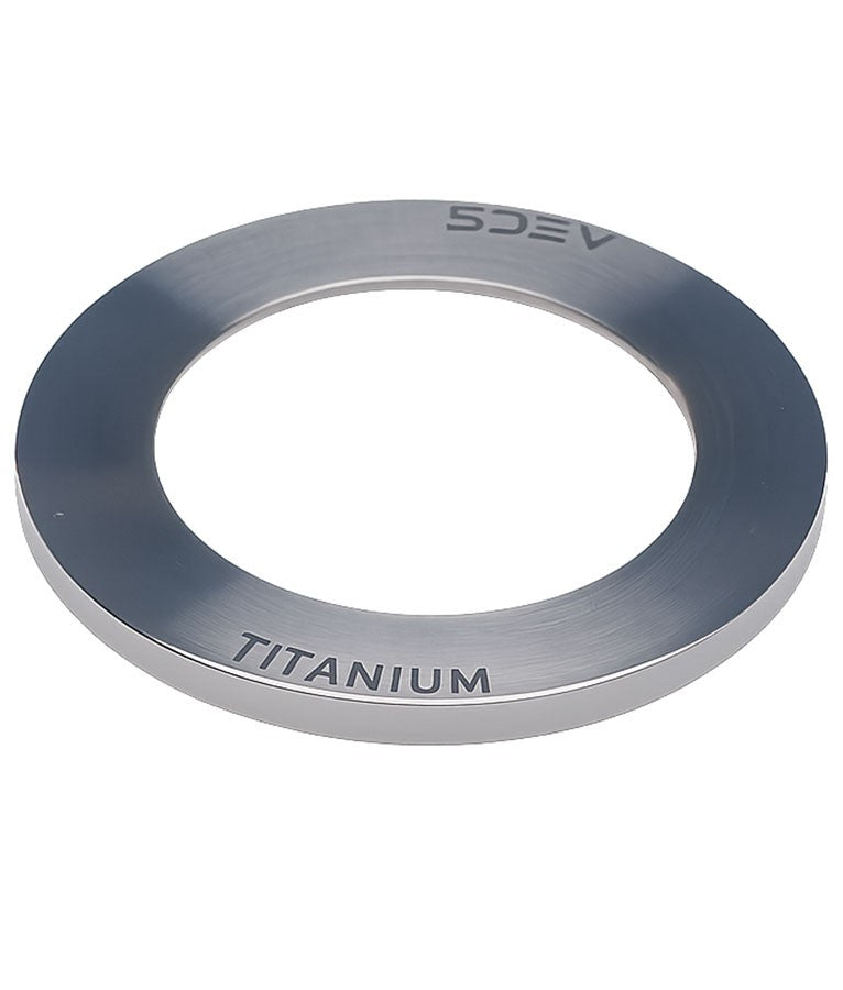 5DEV Titanium Headset Slam Cap 1-1/8" CNC Machined Bike Part Raw Ti