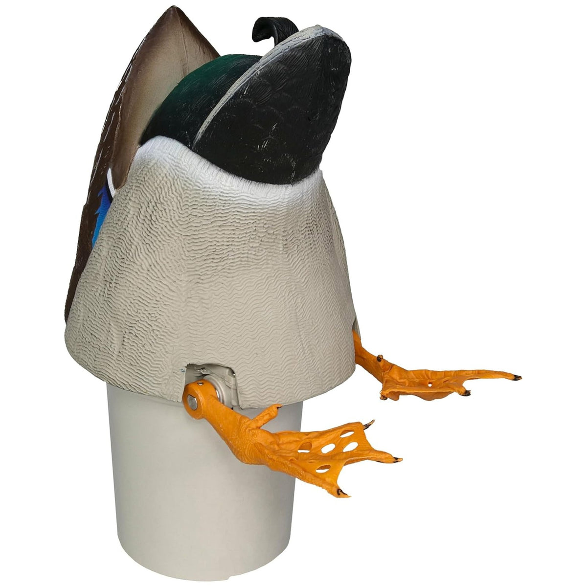 Realistic Mallard Duck Decoy with Motion Kicking Feet for Waterfowl Hunting