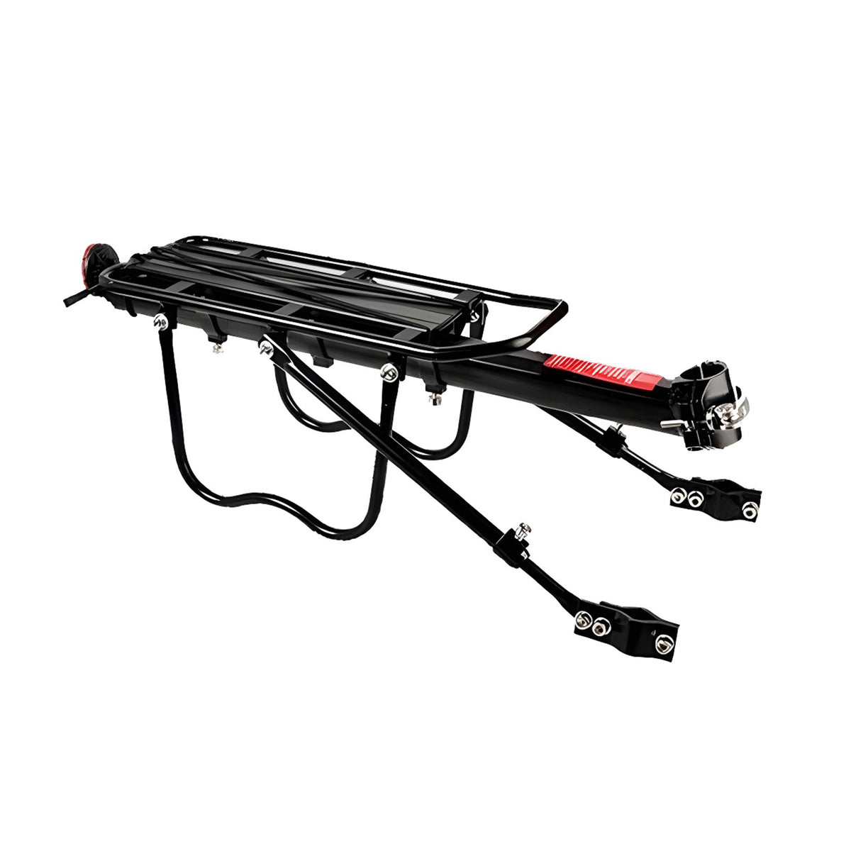 Heavy Duty Bike Rear Rack for 24-27.5 inch Mountain & Road Bikes, Supports 110 lbs