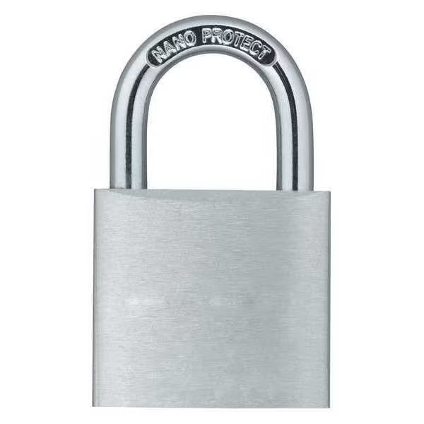 Weather-Resistant Aluminum Body Padlock with Steel Shackle - Keyed Different, 13/64 Inch Diameter