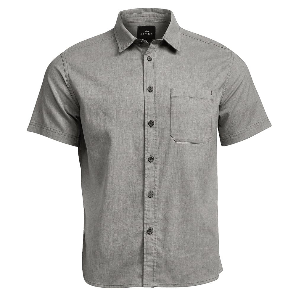 Sitka Gear Ambary SS Shirt Woodsmoke Heather Button-Up