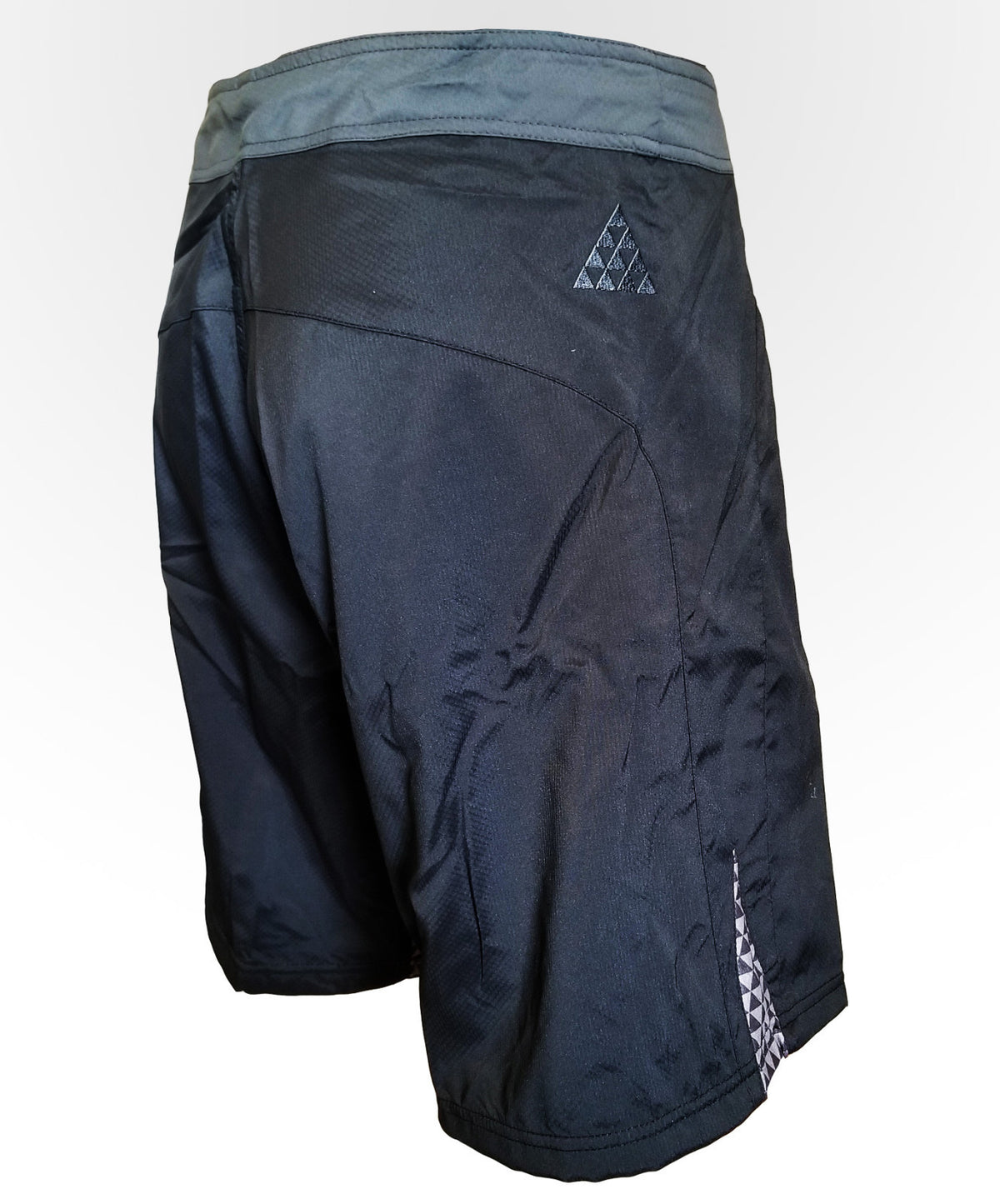 Grappling Shorts for MMA & BJJ - Black, Reinforced Seams, Velcro Closure