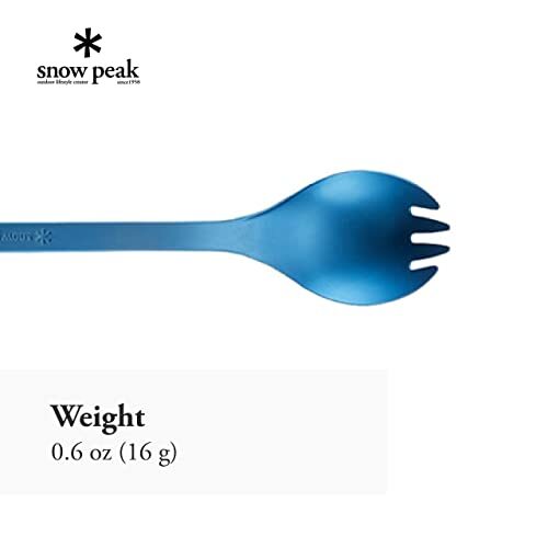 Titanium Spork - Ultralight Camping Utensil for Hiking & Outdoor Dining