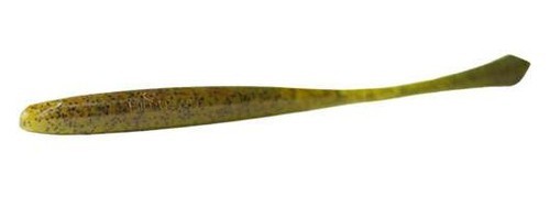 Bass Fishing Soft Plastic Worms - Finesse Drop Shot Baits with Plasma Tail - 10 Pack
