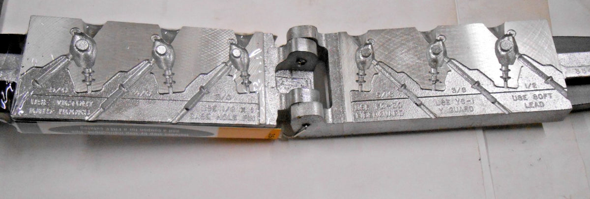 Weedless Open Water Swim Jig Mold 5/16 3/8 1/2 oz - Fishing Lure Mold