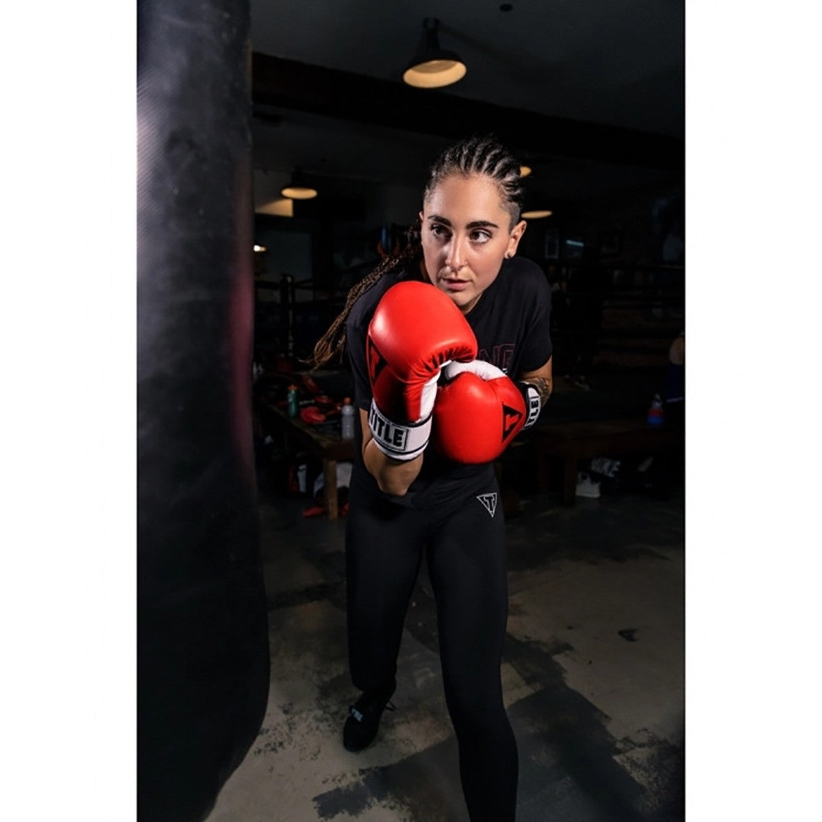 Boxing Gel World Bag Gloves - Red, Sizes L, M, XL