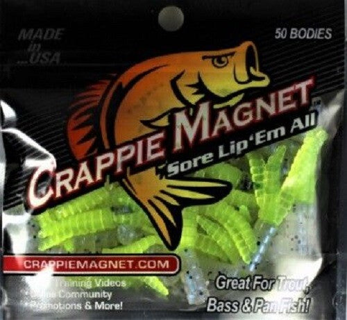 Crappie Magnet Lures Pack - 50 Pieces for Fishing Success