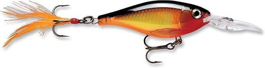 Fishing Crankbait Lure 2.5-inch 5/16 oz Gold Shad Bait for All Freshwater Fish
